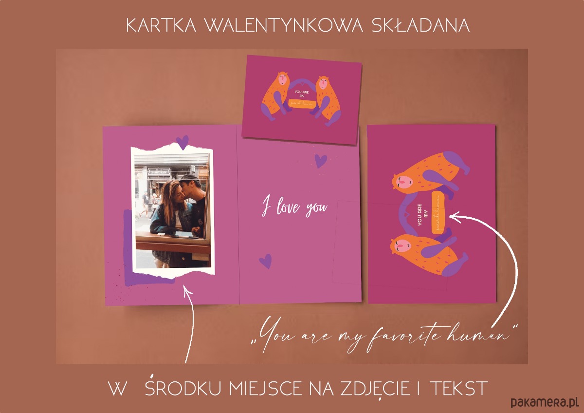 Kartka Personalizowana Walentynki Pakamera Pl