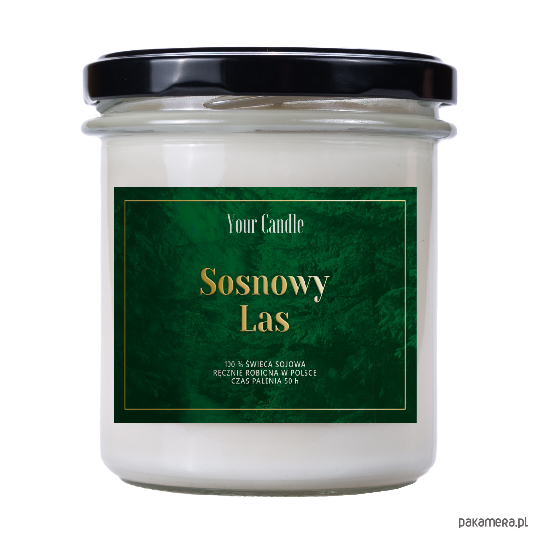 ŚWIECA SOJOWA SOSNOWY LAS 300 ml YOUR CANDLE Pakamera pl