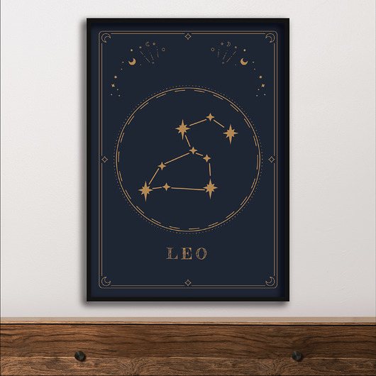 Plakat Lew Leo Znaki Zodiaku Gwiazdozbi R Pakamera Pl