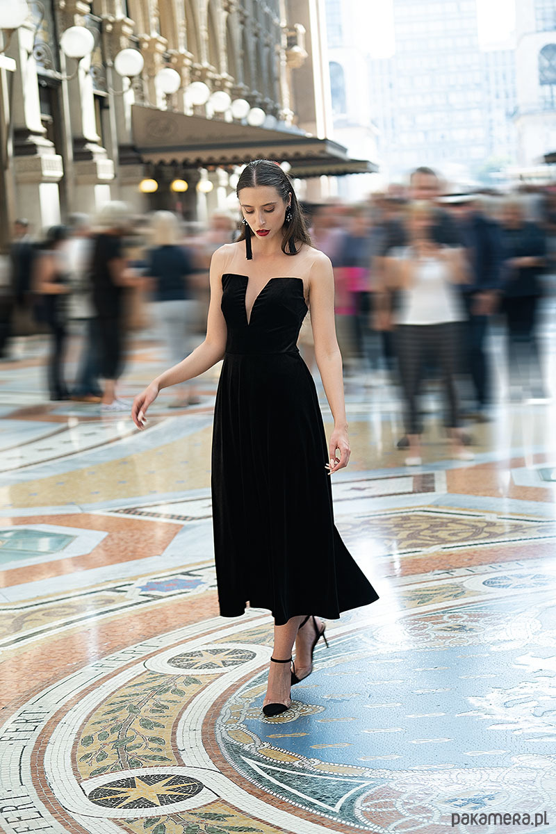 Moda Sukienki Gorsetowe sukienki H&M Sukienka gorsetowa czarny-ceglasty Elegancki 
