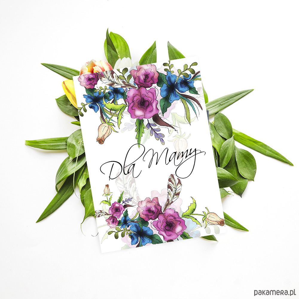 Kartka Na Dzien Matki Kwiaty Kartki Okolicznosciowe Pakamera Pl