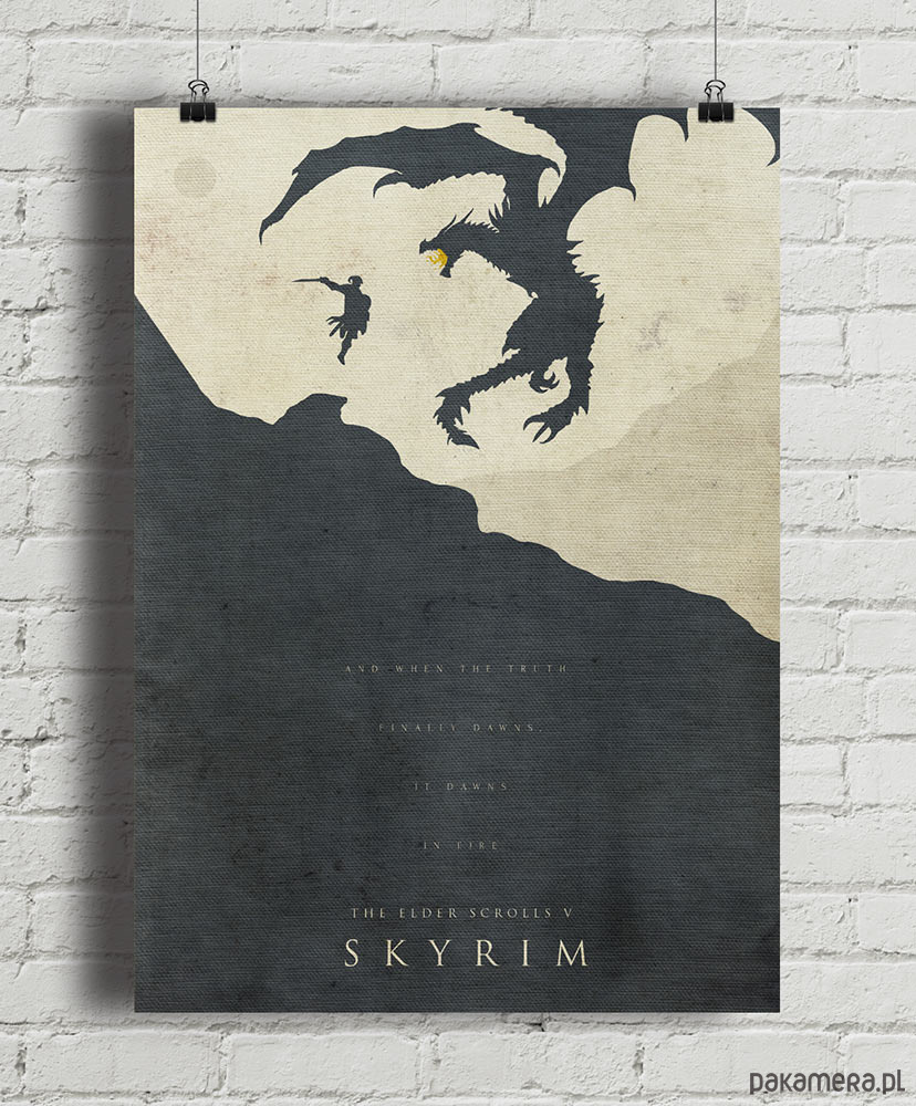 Skyrim poster discount