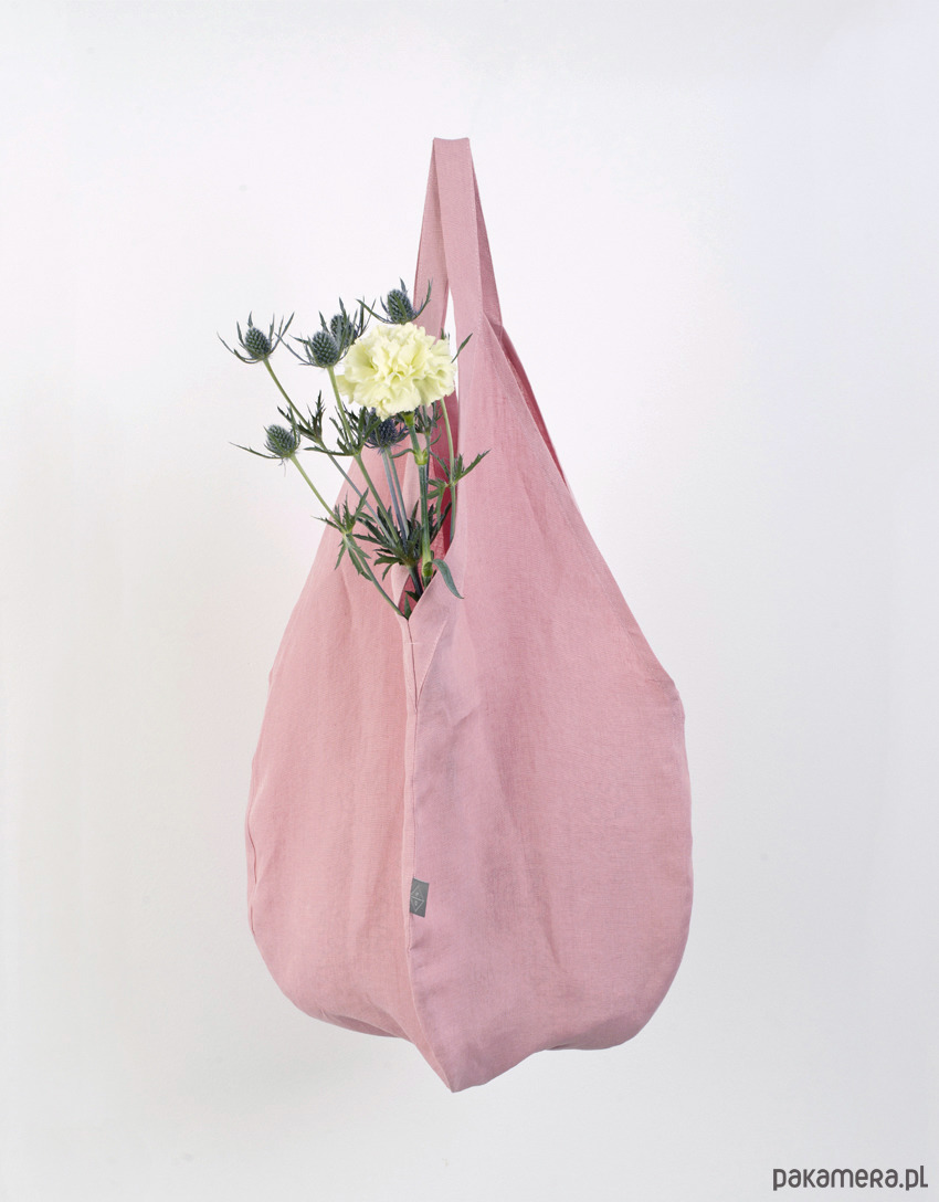 Linen top bag