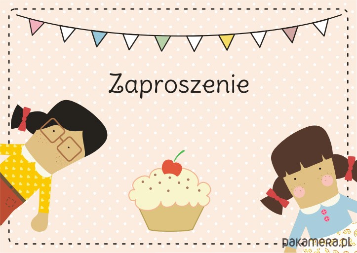 Zaproszenia Urodzinowe Mink Juu Girl 15 Szt Pokój Dziecka