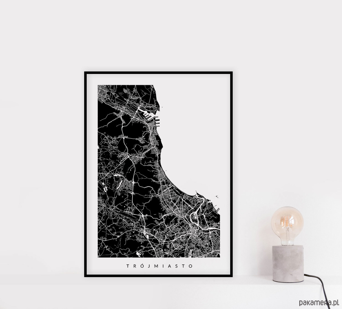 Plakat Ekspres Trójmiasto Mapa Miasta Archiwum Pakamerapl 4681