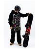 bluzy męskie Męska Bluza Snowboard DR.CROW Paint Drop