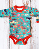 body i śpiochy niemowlęce Body z długim rękawem - ocean