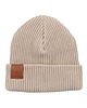 czapki i kapelusze męskie Czapka zimowa z bawełny organicznej beżowa