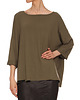 bluzki kimonowe damskie Bluzka khaki YY500217_RAL6007