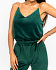 topy damskie GOLDEN CHAIN welurowy TOP w butelkowym  kolorze