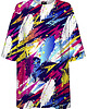 t-shirt damskie DR.CROW T-shirt Damski Oversize Abstract B