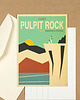 grafiki i ilustracje Pocztówka, Pulpit Rock, Skandynawia, Norwegia