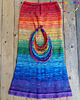 spódnice maxi UNIKAT "Happy Rainbow" spódnica maxi dziergana na drutach