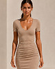 sukienki midi damskie Sukienka latte YY300180