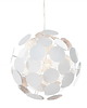 lampy wiszące Lampa wisząca Impact White Silver średnica 70cm