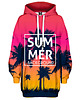 bluza z kapturem damska Bluza Oversize Tunika DR.CROW Sunset