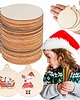 ozdoby choinkowe ZESTAW 20 SZT Bombki do Malowania Ozdabiania Ozdoby Choinkowe Zawieszki DIY