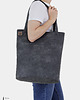 torby na ramię Shopper XL torba ciemnoszara na zamek