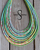naszyjniki - inne LIMITED EDITION masajka "Spring Cotton Mosaics"