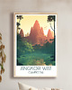 plakaty Kambodża - Angkor Wat - Plakat, pamiątka dla podróżnika