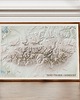 plakaty TATRY Polskie i Słowackie mapa plakat