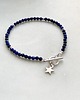 bransoletki srebrne Bransoletka Lapis Lazuli