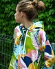 bluza z kapturem damska Bluza letnie zielone liście