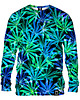 bluzy męskie Bluza Bez Kaptura Męska DR.CROW Green Hemp