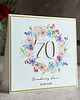 kartki scrapbooking Personalizowana kartka na 70. urodziny, BH 35