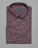 koszule męskie Koszula męska 00294 dł. rękaw brązowa classic fit 188/194 44