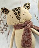 przytulanki dla niemowląt i dzieci Przytulanka Panterka, Kot zamszowy handmade