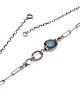 chokery Choker denim jeans- naszyjnik
