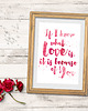 plakaty Plakat If I know what love is...