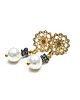kolczyki pozłacane Kolczyki pozłacane Pearls /white/ perły vol. 20