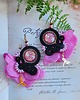 kolczyki soutache Kolczyki sutasz Penelope Fuchsia