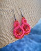 kolczyki soutache Sofi 10 - kolczyki z kryształami