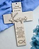 komunia - pozostałe Personalizowana pamiątka Pierwszej Komunii Świętej - Krzyż, Psalm 37