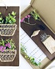 Ozdoby na ścianę Doniczki String Art BOX