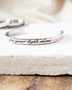 bransoletki srebrne Srebrna bransoletka typu bangle z Twoim grawerem