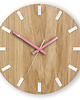 zegary Zegar  ścienny Simple White_Pink 33,5cm