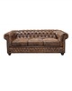 sofy i szezlongi Sofa Chesterfield Antik Vintage 3-osobowa