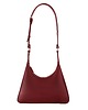 torby na ramię Torebka skórzana KATE - BURGUND