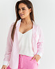 bluzki z długim rękawem damskie Pink striped shirt breeze