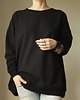 bluza bez kaptura damska Bluza Mega Czarna