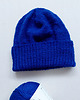 czapki damskie Na drutach "blue sky"80%merino 20%kaszmir
