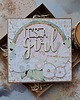 kartki scrapbooking Kartka na baby shower dziewczynki (w pudełku)