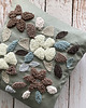 poduszki plecione Poduszka kwiaty punch needle boho natural