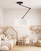 lampy do pokoju dziecka Funkcjonalna lampa sufitowa z regulowanym ramieniem dla dzieci NEWA KIDS