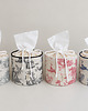 tekstylia - różne Toile de Jouy Roll Tissue  Cover, French Country Shabby Chic tissue Holder