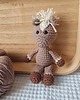 misie i maskotki Mini konik, koń